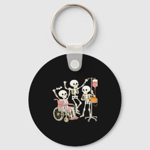 Porte-clés Infirmière Skeleton Funny Halloween Soins de santé