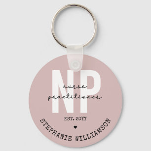 Porte-clés Infirmière sur mesure Praticien NP Graduation Cade
