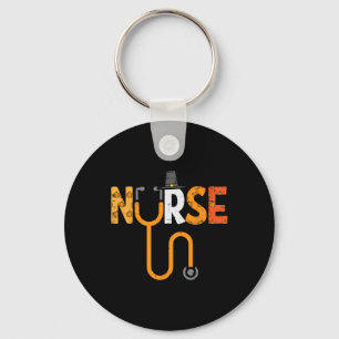 Porte-clés Infirmière Thanksgiving Stethoscope Infirmière Chu