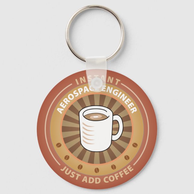 Porte-clés Ingénieur aérospatial instantané (Recto)