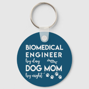 Porte-clés Ingénieur biomédical Chien Maman Amoureux des chie