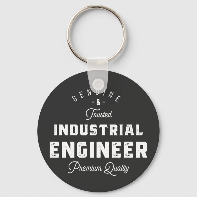 Porte-clés Ingénieur industriel, cool, ingénieur, ingénierie, (Recto)
