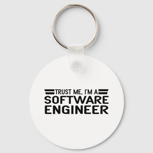 Porte-clés Ingénieur logiciel (Recto)