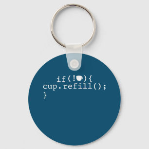Porte-clés Ingénieur logiciel de codage intelligent de rempli