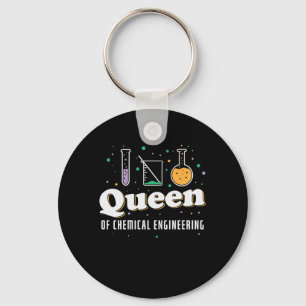 Porte-clés Ingenieurin für Chemie Queen des Labors