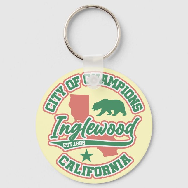 Porte-clés Inglewood, Californie (Recto)