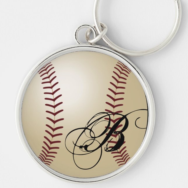 Porte-clés Initiale de personnaliser (Devant)