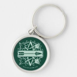 Porte-clés Insigne de flèche de ville d'étourneau de la