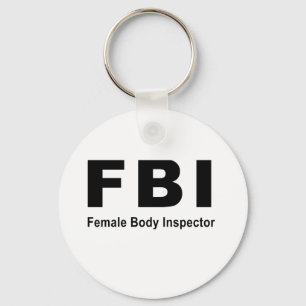 Porte-clés Inspecteur de corps féminin