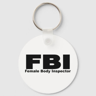 Porte-clés Inspecteur du corps féminin