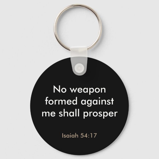 Porte-clés Inspiration Bible Verse Porte - clé (Recto)