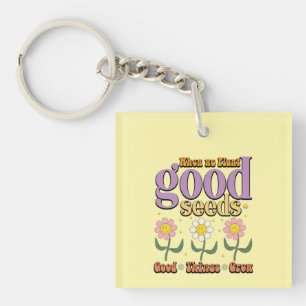 Porte-clés Inspiration Plante Bonne Semences Wordart