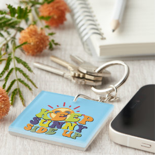 Porte-clés Inspiré Sunny Side Up Wordart Porte - clé