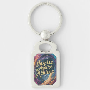 Porte-clés Inspirer Aspire Atteindre Rectangle Porte - clé