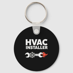 Porte-clés Installatrice de CVC drôle Technicienne de CVC fém