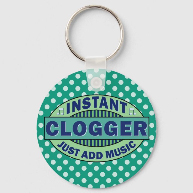 Porte-clés Instant Clogger juste ajouter de la musique (Recto)