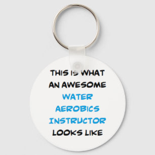 Porte-clés instructeur d'aérobic aquatique, génial