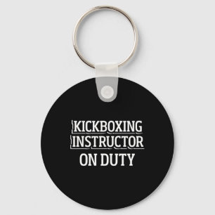 Porte-clés Instructeur de kickboxing Entraînement de kickboxi