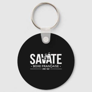 Porte-clés Instructeur de Savate Arts Martiaux Français Kickb