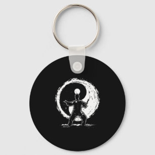 Porte-clés Instructeur de Tai Chi Chuan Yin Yang Minimaliste
