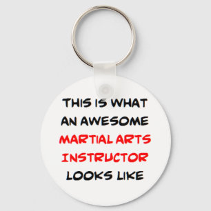 Porte-clés instructeur en arts martiaux, génial