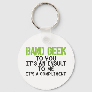 Porte-clés Insulte du Geek de bande