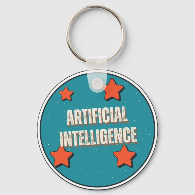Porte-clés Intelligence artificielle (Recto)