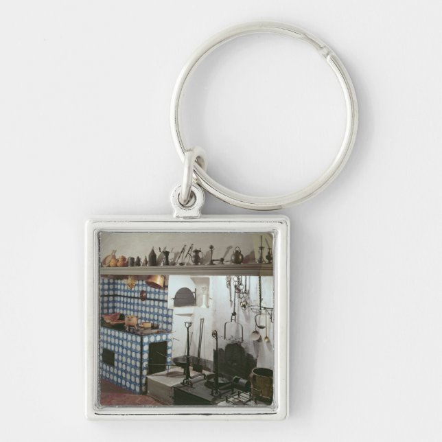 Porte-clés Intérieur de la cuisine de l'hôtel de Cabris (Devant)