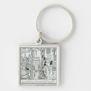 Porte-clés Intérieur de l'hôpital de Dieu d'hôtel