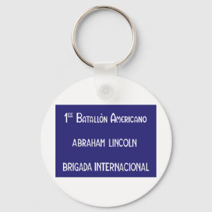 Porte-clés International Brigades Abraham Lincoln 1st