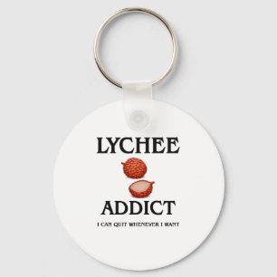 Porte-clés Intoxiqué de litchi