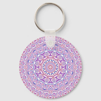 Porte-clés Intricate Bold Super Boho Hippie Abstrait Mandala