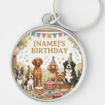 Invitation de fête d'anniversaire de chien de styl