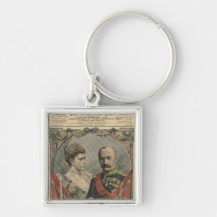 Porte-clés Invités de la France, Roi Frederick VIII et reine