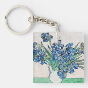Porte-clés Iris bleus par Vincent Van Gogh Beaux-Arts
