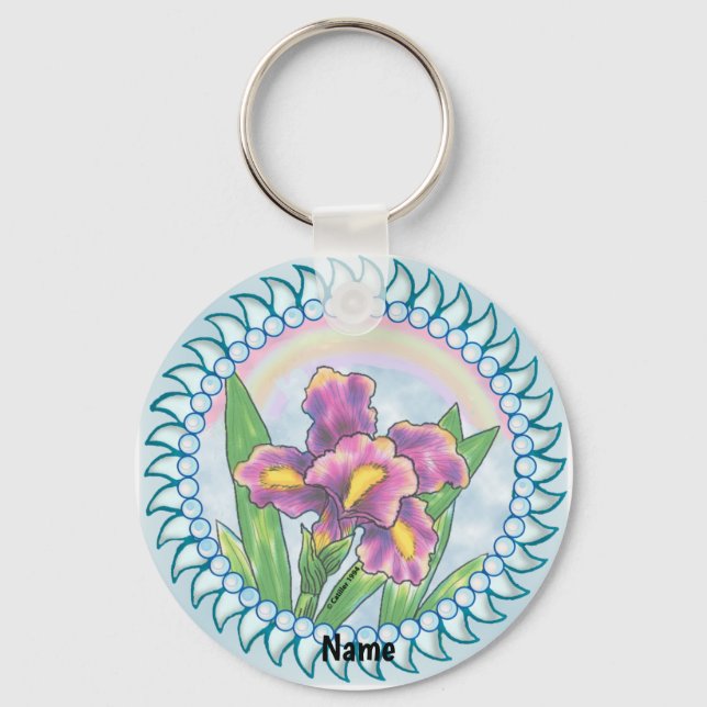Porte-clés Iris perle  (Recto)