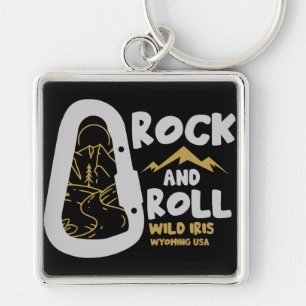 Porte-clés Iris sauvage Wyoming Alpinisme USA