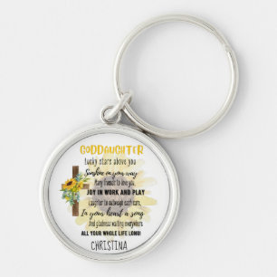 Porte-clés Irish Blessing For GODDAUGHTER - Cadeau Personnali
