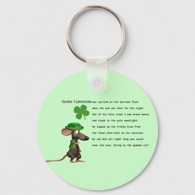 Porte-clés Irish Mouse bière (Recto)