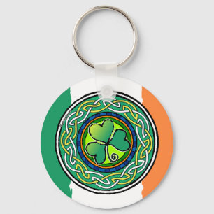 Porte-clés Irish shamrock
