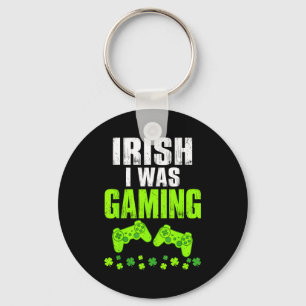 Porte-clés Irlandais jouait à des jeux vidéo St Patrick's Day
