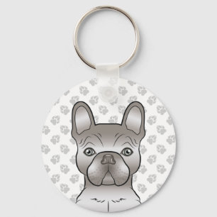 Porte-clés Isabella Bouledogue Français / Frenchie Chien Mign