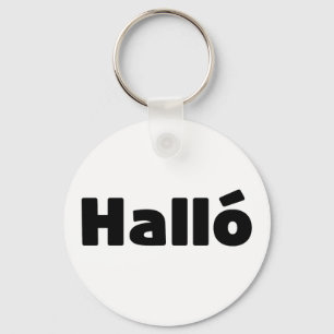 Porte-clés Islandais Halló { Hello ) Íslenska
