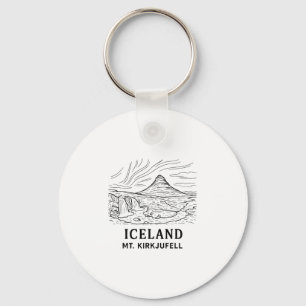 Porte-clés Islande Mt Kirkjufell Randonnée Aurore Boréale Sou