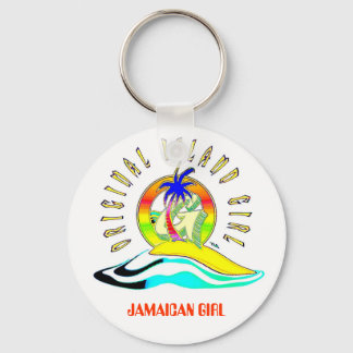 PORTE-CLÉS ISLANDE ORIGINALE GIRLZ, JAMAÏCAINE FILLE