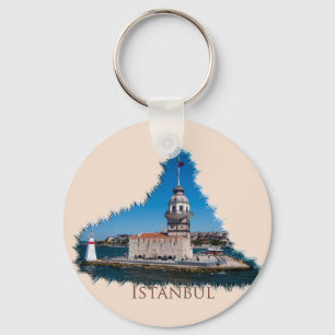 Porte-clés Istanbul : la tour de Maiden