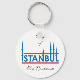 Porte-clés istanbul_logo, ville de, deux continents