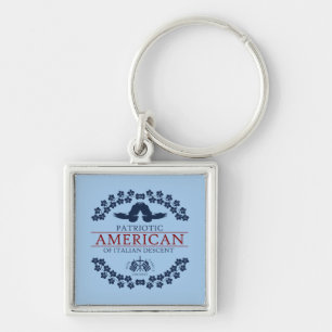 Porte-clés Italian American PATRIOT