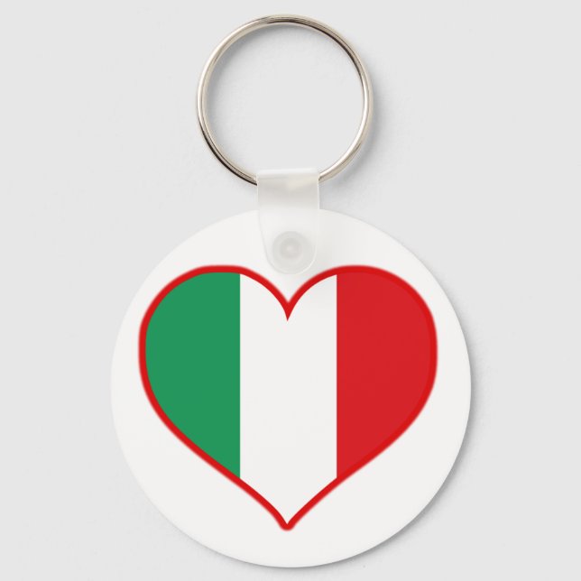 Porte-clés Italie amour (Recto)