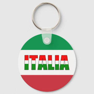 Porte-clés Italie-Drapeau de l'Italie